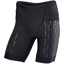 【中古】【輸入品・未使用】(X-Large, Black/Black) - TYR Men's 23cm Competitor Tri Short