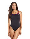 【中古】【輸入品・未使用】TYR レディース Durafast Elite 無地クロスカットフィットバック水着 26 グレー