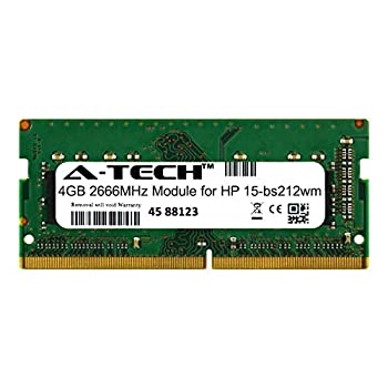 【中古】【輸入品・未使用】A-Tech 4GB モジュール HP 15-bs212wm ノートパソコン & ノートブック用 DDR4 2666Mhz メモリラム対応 (ATMS380919A25977X1)
