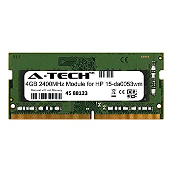 šۡ͢ʡ̤ѡA-Tech 4GB ⥸塼 HP 15-da0053wm Ρȥѥ &Ρȥ֥å ߴ DDR4 2400Mhz ꡼ RAM (ATMS381674A25824X1)