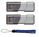 【中古】【輸入品・未使用】PNY USB 3.0 フラッシュドライブ エリート ターボアタッシュ 3 2パックバンドル + (1) Everything But...