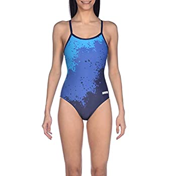 【中古】【輸入品・未使用】Arena Spraypaint Light Drop Back MaxLife One Piece Swimsuit, Navy - Navy, 20