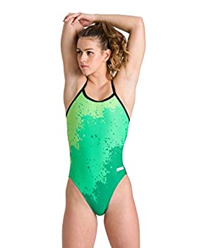 【中古】【輸入品・未使用】ARENA レディース チャレンジバック MaxLife ワンピース アスレチック トレーニング 水着 ブラックリーフ 28 32