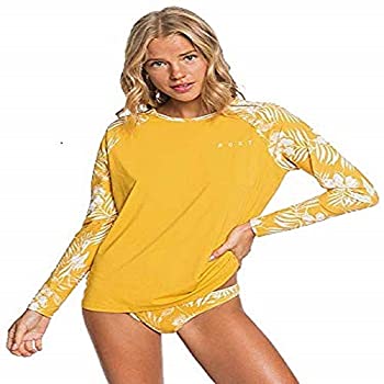 【中古】【輸入品・未使用】Roxy Women's Print Beach Classics Long Sleeve Lycra, Mineral Yellow...