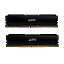 【中古】【輸入品・未使用】XPG GAMMIX D20 DDR4 3600MHz 16GB (2x8GB) PC4-28800 SDRAM 288ピン CL18-22-22 UDIMM デスクトップメモリキット ブラック (AX4U36008G18I-DCBK