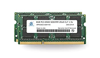 šۡ͢ʡ̤ѡAdamanta 16GB (2x8GB) DDR3 1066MHz PC3-8500 SODIMM 2Rx8 CL7 1.5v Ρȥѥꥢåץ졼ɥΡȥ֥åRAM DRAM