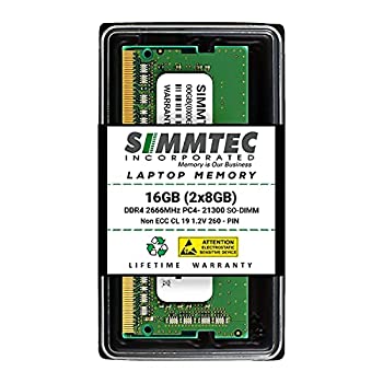 【中古】【輸入品・未使用】Simmtec RAM 16GB (2x8GB) DDR4 2666MHz SODIMM PC4-21300 (PC4-2666V) CL19 1.2V Non-ECC SO-DIMM 260 ピンラップトップ、ノートブック&AIO コ 【中古】【輸入品・未使用】Simmtec RAM 16GB (2x8GB) DDR4 2666MHz SODIMM PC4-21300 (PC4-2666V) CL19 1.2V Non-ECC SO-DIMM 260 ピンラップトップ、ノートブック&AIO コ