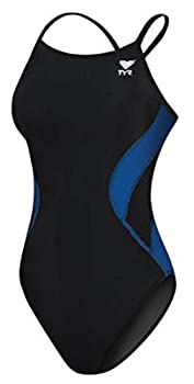 【中古】【輸入品・未使用】(34, Black/Blue) - TYR Adult Alliance Diamond Back Splice Swimsuit 【中古】【輸入品・未使用】(34, Black/Blue) - TYR Adult Alliance Diamond Back Splice Swimsuit
