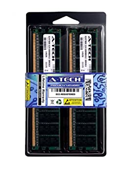 【中古】【輸入品・未使用】A-Tech 4GB (2x2GB) サーバーキット HP Compaq ProLiant DL165 G5 DL165 G6 DL185 G5 DL385 G5p. DDR2 PC2-6400 メモリ (800 Mhz) DIMM ECC レジ