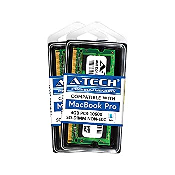 【中古】【輸入品 未使用】A-Tech for Apple 8GB キット 2X 4GB PC3-10600 MacBook Pro Early 2011 MC700LL/A A1278 MC724LL/A MC721LL/A A1286 MC723LL/A MD035LL/A MC725