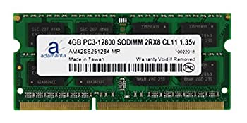 šۡ͢ʡ̤ѡAdamanta 4GB (1x4GB) Ρȥѥ꡼åץ졼 Dell Inspiron 15 5000 ꡼ 5547 DDR3L 1600Mhz PC3L-12800 SODIMM 2Rx8 CL11