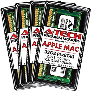 【中古】【輸入品・未使用】A-Tech 32GB (4x8GB) PC3-12800 DDR3 1600MHz RAM Apple iMac (2012年後期、2013年後期、2014年後期 Retina 5K中期 2015年Retina 5K用 | 204ピン