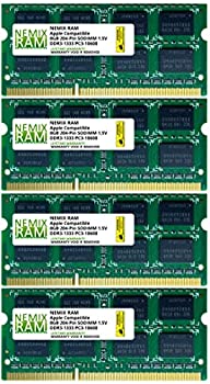 【中古】【輸入品 未使用】NEMIX RAM 32GB SODIMM メモリ アップグレードキット (4x8GB) DDR3 1333MHz PC3-10600 CL9 Apple iMac (2010中期 27インチ / 2011中期 21.5/27
