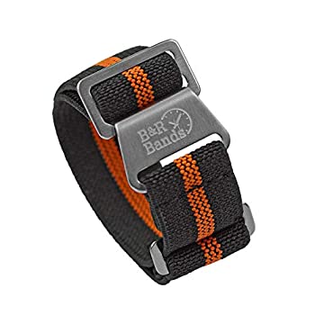 【中古】【輸入品・未使用】B & R Bands ミリタリー 伸縮性 パラシュートスタイル 腕時計バンド ストラップ - カラー選択可 - 20mm 22mm 22mm 【中古】【輸入品・未使用】B & R Bands ミリタリー 伸縮性 パラシュートスタイル 腕時計バンド ストラップ - カラー選択可 - 20mm 22mm 22mm