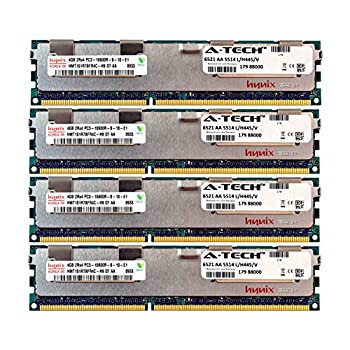 【中古】【輸入品 未使用】A-Tech Hynix 16GBキット 4X 4GB PC3-10600 1.5V HP ProLiant DL380 G7 DL380P G8 DL385P G8 DL560 G8 713985-B21 DL580 G7 DL980 G7 G80 G7 G7