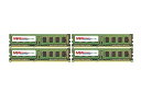 【中古】【輸入品 未使用】MemoryMasters 8GB (4x2GB) DDR3-1066MHZ PC3-8500 ECC UDIMM 2Rx8 デスクトップ メモリーモジュール