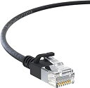 【中古】【輸入品・未使用】InstallerParts イーサネットケーブル CAT6A スリムケーブル UTPブーテッド 3フィート (10個パック) ブラック プロフェッショナルシリーズ 10ギ