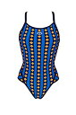 【中古】【輸入品・未使用】Arena Women's Mark Spitz Exclusive Super Fly Back One Piece Swimsuit, Allover Print - Navy/Multi Navy, 32