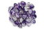 šۡ͢ʡ̤ѡ(C: 0.9kg Lot) - Hypnotic Superior Materials: 0.9kg Bulk Tumbled Banded Amethyst Stones from Africa - Natural Polished Gemstone Supplie