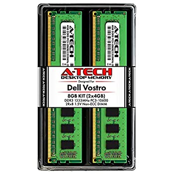 【中古】【輸入品・未使用】8?GBキット( 2?x 4?GB ) for Dell Vostro 260?260s 330?460。ECC DIMM ddr3?pc3???10600?1333?MHz RAMメモリ。A - Techブランド純正 【中古】【輸入品・未使用】8?GBキット( 2?x 4?GB ) for Dell Vostro 260?260s 330?460。ECC DIMM ddr3?pc3???10600?1333?MHz RAMメモリ。A - Techブランド純正