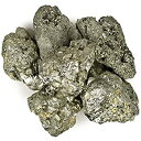 【中古】【輸入品・未使用】( C: 0.9kg Lot) - Hypnotic Gems Materials: 0.9kg Pyrite Fools Gold Large Stones from Peru - 5.1cm Avg - Raw Natural Rough Crystals for