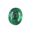 【中古】【輸入品・未使用】gemhub 2.40カラットPerfectオーバルカット天然グリーンエメラルドMay Birth Gemstone with EGL認定dk-387