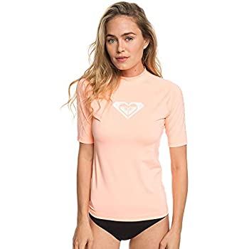 【中古】【輸入品・未使用】Roxy Women's Whole Hearted Short Sleeve Rashguard