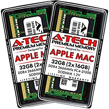 【中古】【輸入品 未使用】A-Tech 32GB キット (2x16GB) DDR4 2666MHz RAM Apple 2019 2020 iMac 27インチ (iMac19,1 iMac20,1 iMac20,2) 2018 Mac Mini PC4-21300 SO-