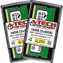 【中古】【輸入品・未使用】A-Tech 16GB (2x8GB) DDR5 4800 MHz SODIMM PC5-38400 CL40 262ピン 1.1V ...