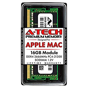 【中古】【輸入品 未使用】A-Tech 16GB DDR4 2666MHz RAM Apple 2019 2020 iMac 27インチ (iMac19,1 iMac20,1 iMac20,2) 2018 Mac Mini PC4-21300 SO-DIMM 260-ピン メ