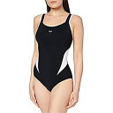 【中古】【輸入品・未使用】(864cm, Black / White) - Arena Women's Makimurax Strap Back Swim Suit