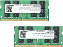 【中古】【輸入品・未使用】Mushkin Essentials DDR4 ノートパソコン DRAM 32GB (2×16GB) SODIMM メモリキット 21...