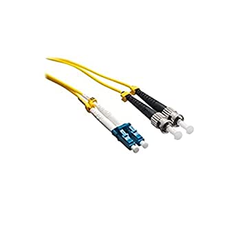 yÁzyAiEgpzAxiom - Network cable - LC single-mode (M) to ST single-mode (M) - 98 ft - fiber optic - 9/125 micron - yellow