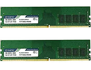 【中古】【輸入品・未使用】Timetec Hynix IC 16GB キット (2x8GB) DDR4 2666MHz PC4-21300 アンバッファード ECC 1.2V CL19 1Rx8 シングルランク 288 ピン UDIMM サーバー 【中古】【輸入品・未使用】Timetec Hynix IC 16GB キット (2x8GB) DDR4 2666MHz PC4-21300 アンバッファード ECC 1.2V CL19 1Rx8 シングルランク 288 ピン UDIMM サーバー