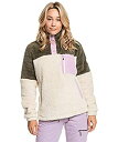 【中古】【輸入品・未使用】Roxy レディース Alabama ハーフジップフリース, パーチメント, Medium