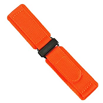 【中古】【輸入品・未使用】B & R Bands 20mm オレンジ ナイロン フック N' ループ ウォッチバンド ストラップ - ブラック ステンレススチール - Lサイズ 【中古】【輸入品・未使用】B & R Bands 20mm オレンジ ナイロン フック N' ループ ウォッチバンド ストラップ - ブラック ステンレススチール - Lサイズ