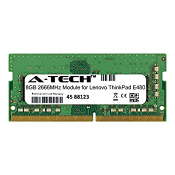 【中古】【輸入品・未使用】A-Tech 8GB モジュール Lenovo ThinkPad E480用 ノートパソコン&ノートブック DDR4 2666Mhz メモリラム対応 (ATMS350751A25978X1)