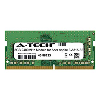 【中古】【輸入品・未使用】A-Tech 8GB モジュール Acer Aspire 3 A315-32 ノートパソコン & ノートブック対応 DDR4 2400Mhz メモリ RAM (ATMS269002A25827X1)