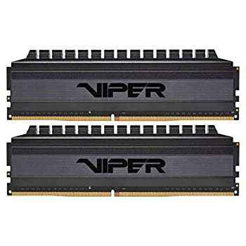 【中古】【輸入品・未使用】Patriot Memory Viper4 Blackout Series DDR4 4000MHz PC4-32000 16GB (8GB x 2枚) プレミアムブラックヒートシンク デスクトップ用メモリ PVB41