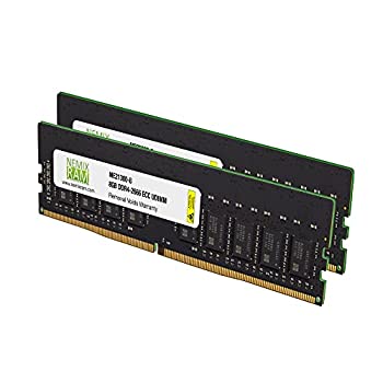 【中古】【輸入品・未使用】NEMIX RAM 16GB (2x8GB) DDR4-2666MHz PC4-21300 ECC UDIMM 1Rx8 1.2V Unbu..