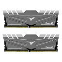 【中古】【輸入品 未使用】TEAMGROUP T-Force Dark Z 32GB キット (2x16GB) DDR4 ドラム 3600MHz (PC4-28800) CL18 288ピン デスクトップメモリ モジュール RAM (グレー) -