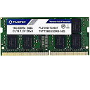【中古】【輸入品・未使用】Timetec 16GB DDR4 2666MHz PC4-21300 バッファなし ECC UDIMM 1.2V CL19 2Rx8...