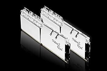 【中古】【輸入品 未使用】F4-4266C19D-16GTRS Trident Z Royal 16GB (8GBx2) DDR4 4266Mhz (PC4-34100) CL19 1.40V XMP 2.0 Silver