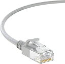 【中古】【輸入品・未使用】InstallerParts イーサネットケーブル CAT6A スリムケーブル UTPブート 5フィート (50パック) グレー プロ...