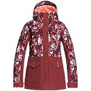 【中古】【輸入品・未使用】Roxy Andie Parka Jacket Oxblood Red Leopold SM (US 3-5)