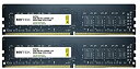 【中古】【輸入品・未使用】NVTEK 64GB (2x32GB) DDR4-2666 PC4-21300 非ECC UDIMM デスクトップ PC RAM メモ...