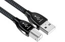 【中古】【輸入品・未使用】AudioQuestカーボンUSB 2.0ケーブル、タイプA to B、1.5?M ( 5.0?Ft。)