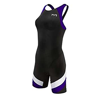 TYR Sport レディース スポーツ カーボン エアロバック ショート ジョン スキンスーツ M パープル