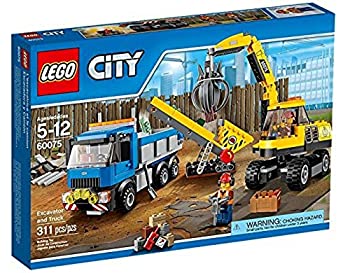 【中古】【輸入品・未使用】レゴ シティ パワーショベルとトラック 60075