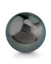 【中古】【輸入品・未使用】純正SingleブラックTahitian South Sea穴なしラウンドLoose養殖真珠???AAA品質